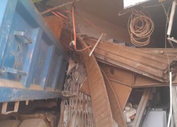 Dabompa commune de Matoto: un camion finit sa course dans un pharmacie et fait une victime