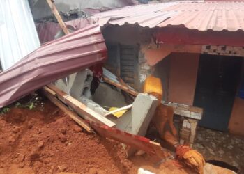 Lansanaya/ Commune Tombolia: Un éboulement fait plusieurs dégâts